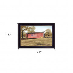 Sassafras Ridge 3 Black Framed Print Wall Art - Homeroots