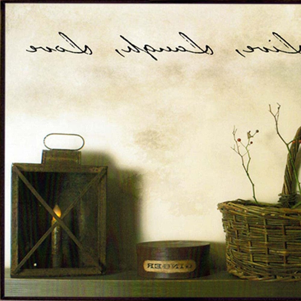 Live Laugh and Love Black Framed Print Wall Art - Homeroots