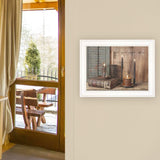 Let Your Light Shine 1 White Framed Print Wall Art - Homeroots - Flyclothing LLC