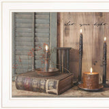 Let Your Light Shine 1 White Framed Print Wall Art - Homeroots - Flyclothing LLC