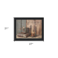 Let Your Light Shine 3 Black Framed Print Wall Art - Homeroots