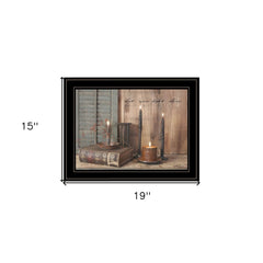 Let Your Light Shine 2 Black Framed Print Wall Art - Homeroots