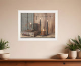 Let Your Light Shine 4 White Framed Print Wall Art - Homeroots - Flyclothing LLC