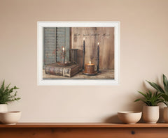 Let Your Light Shine 4 White Framed Print Wall Art - Homeroots