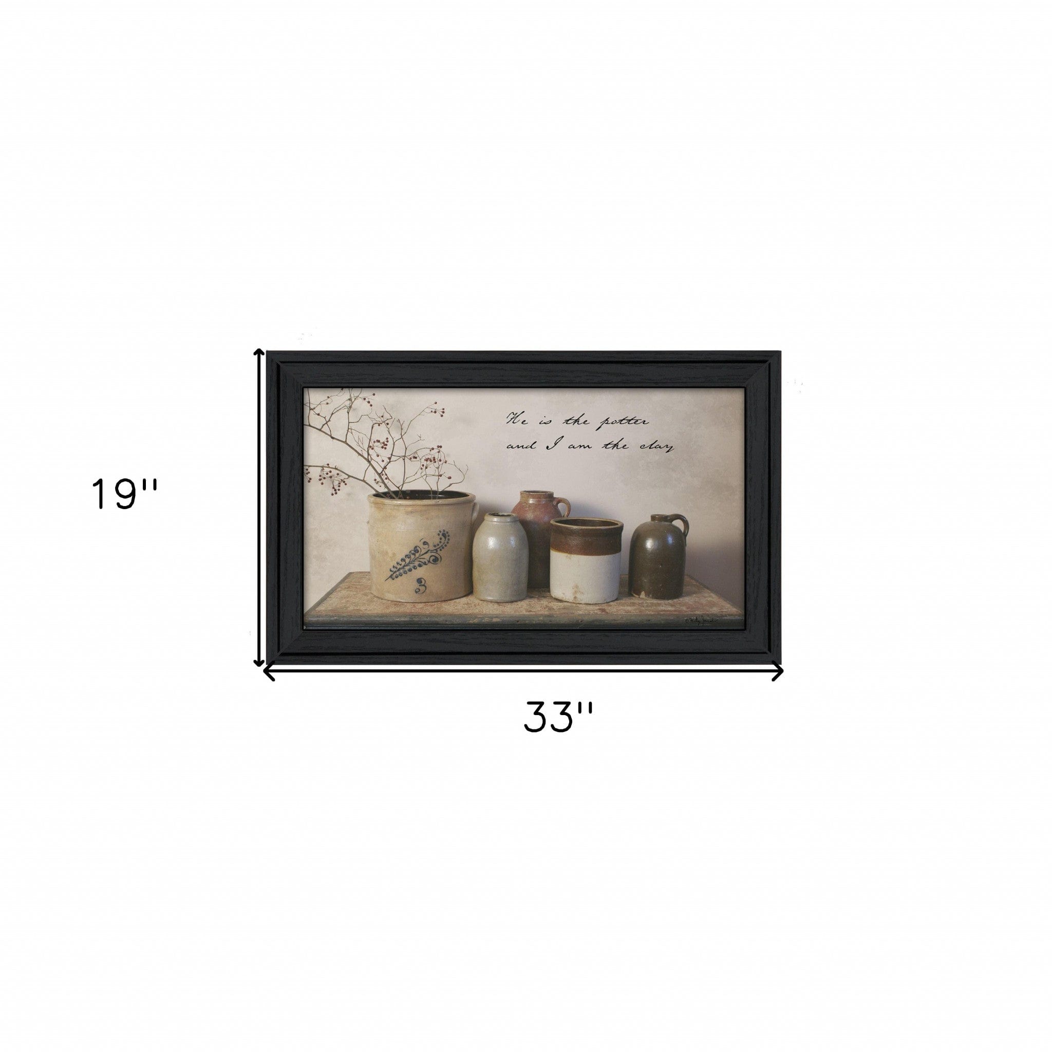 He is the Potter 4 Black Framed Print Wall Art - Homeroots