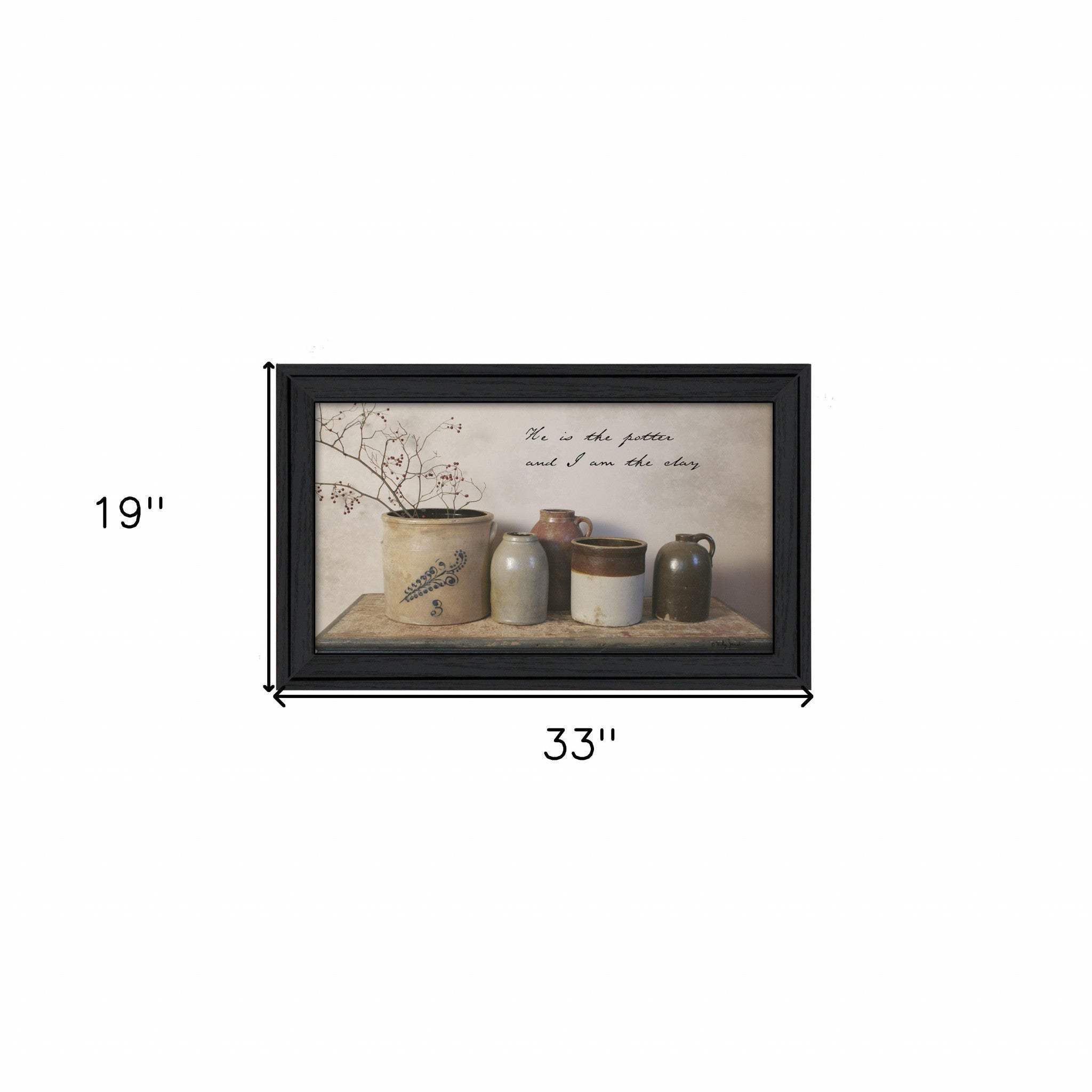 He is the Potter 4 Black Framed Print Wall Art - Homeroots - Flyclothing LLC