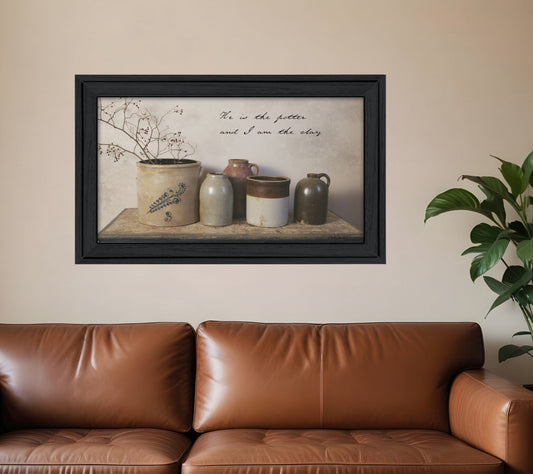 He is the Potter 4 Black Framed Print Wall Art - Homeroots