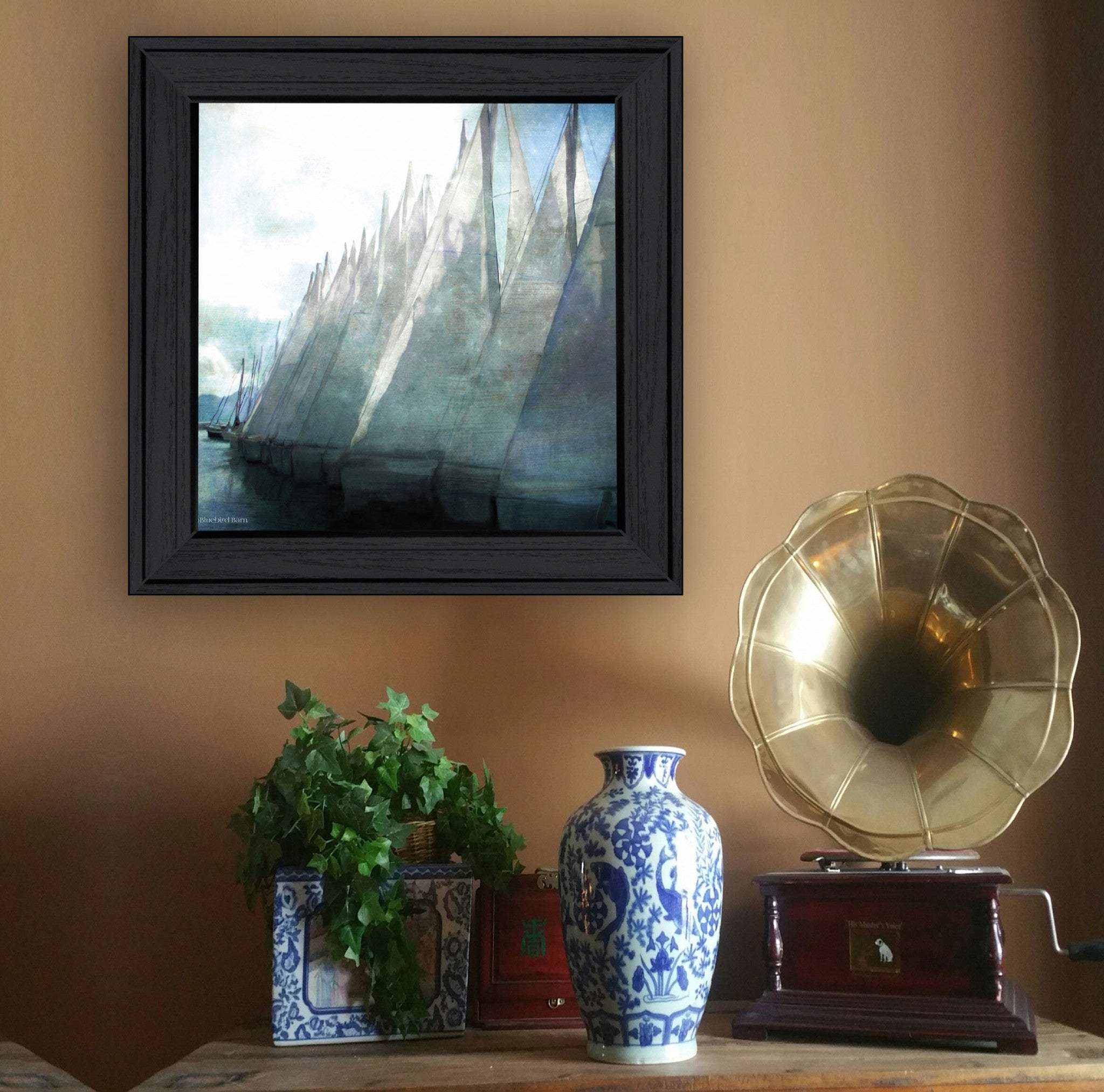 Sailboat Marina I 3 Black Framed Print Wall Art - Homeroots - Flyclothing LLC