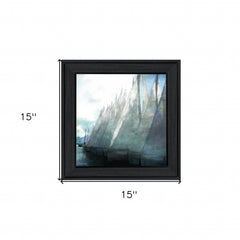 Sailboat Marina I 3 Black Framed Print Wall Art - Homeroots