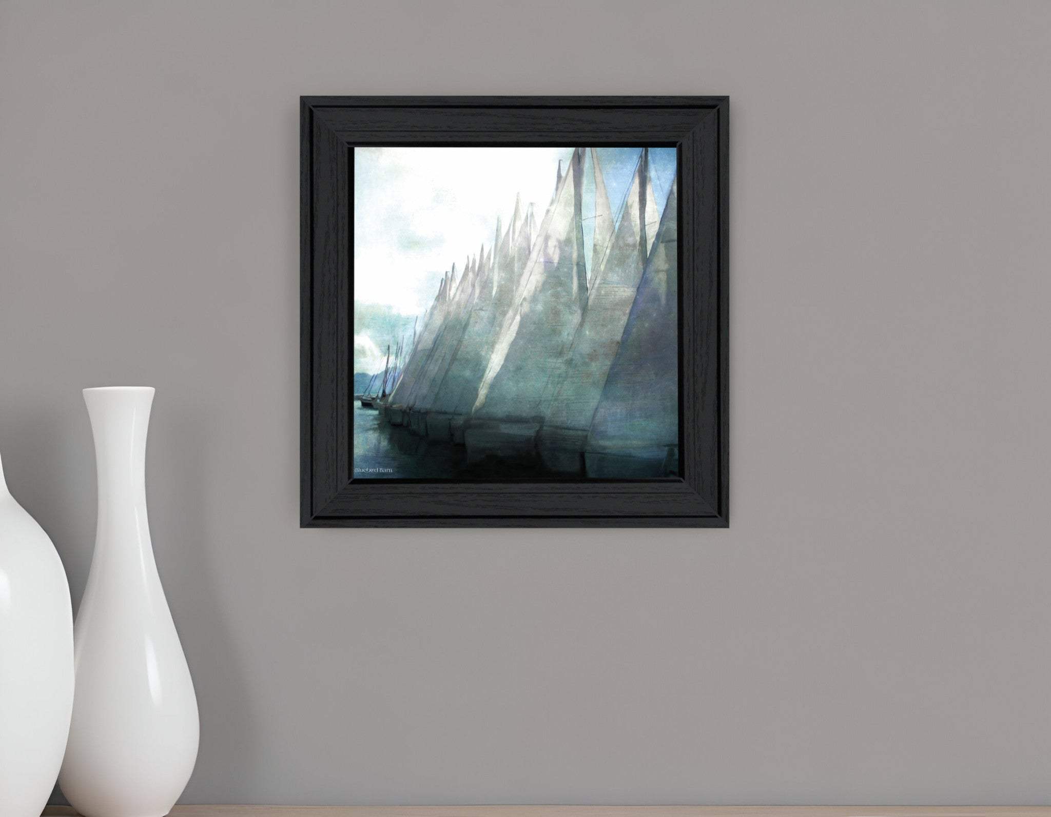 Sailboat Marina I 3 Black Framed Print Wall Art - Homeroots - Flyclothing LLC