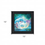 Woodland Cove Mermaid 1 Black Framed Print Wall Art - Homeroots - Flyclothing LLC