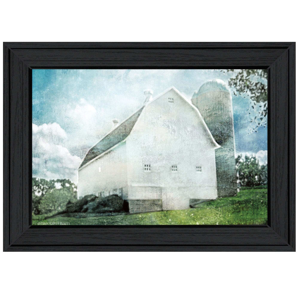 White Barn 2 Black Framed Print Wall Art - Homeroots - Flyclothing LLC