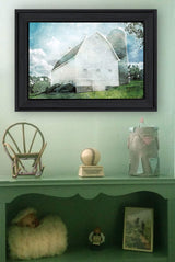 White Barn 2 Black Framed Print Wall Art - Homeroots - Flyclothing LLC