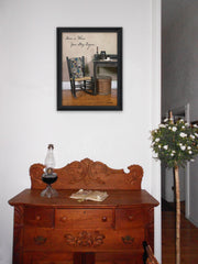 Home Story Black Framed Print Wall Art - Homeroots