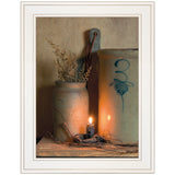 No 3 Bee Sting on a crock 1 White Framed Print Wall Art - Homeroots