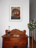 The Red Basket 4 White Framed Print Wall Art - Homeroots