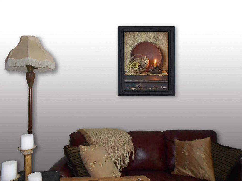 The Red Bowl 1 Black Framed Print Wall Art - Homeroots - Flyclothing LLC