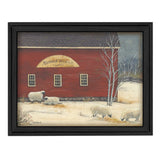 Hartwick Wool Co Black Framed Print Wall Art - Homeroots