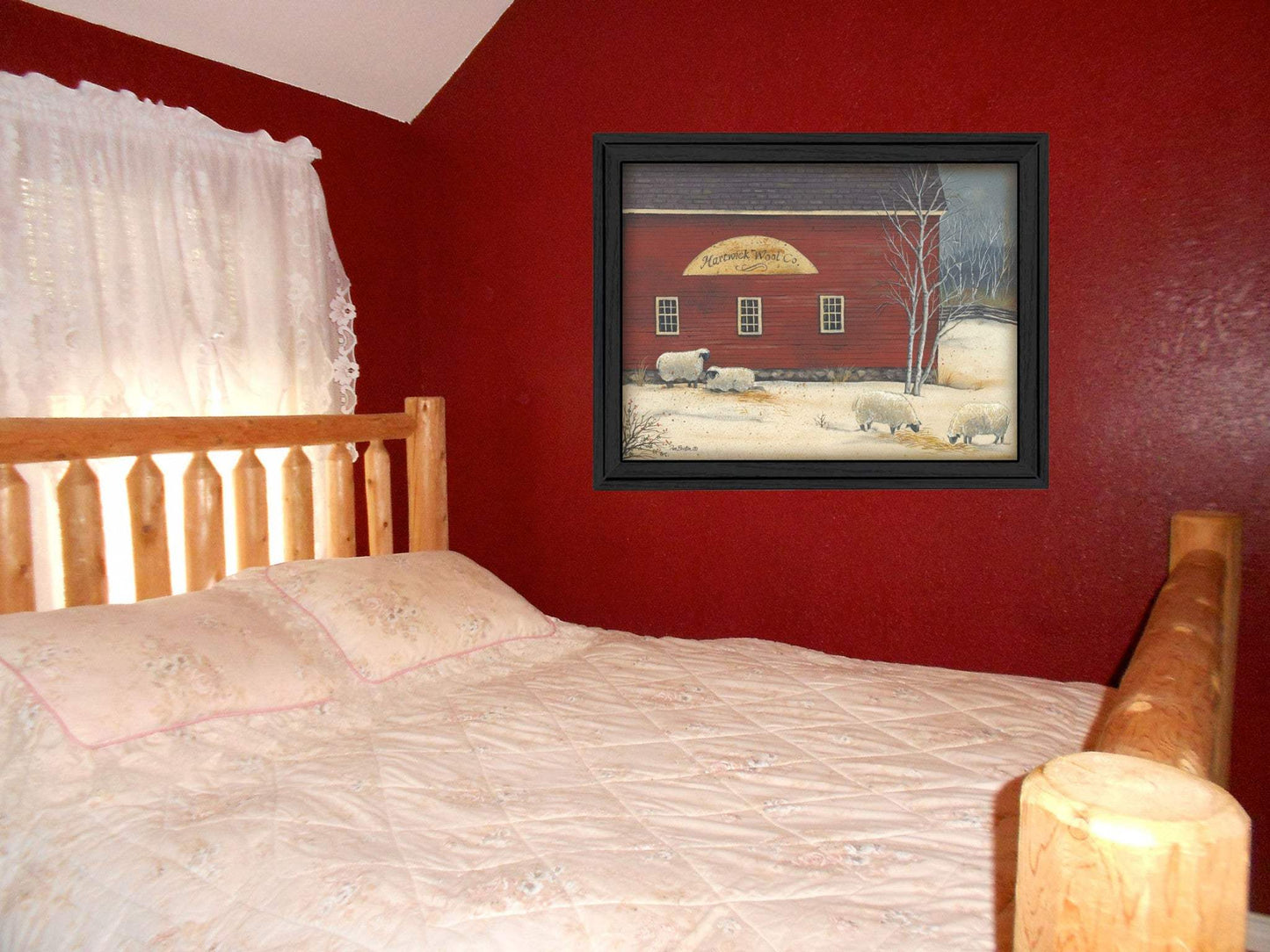 Hartwick Wool Co Black Framed Print Wall Art - Homeroots - Flyclothing LLC