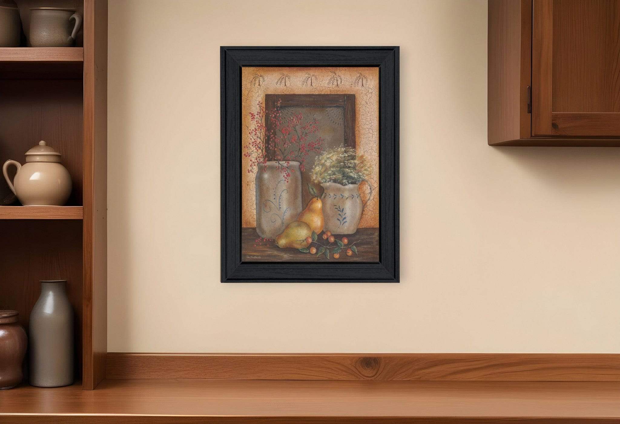 Country Collection Black Framed Print Wall Art - Homeroots - Flyclothing LLC