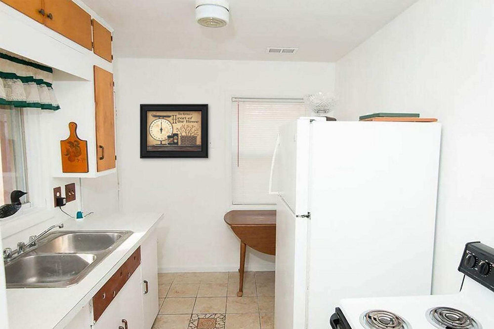 Heart of the Home 3 Black Framed Print Kitchen Wall Art - Homeroots - Flyclothing LLC