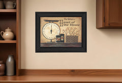 Heart of the Home 3 Black Framed Print Kitchen Wall Art - Homeroots