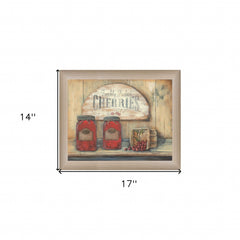 CHERRY JAM 1 Brown Framed Print Wall Art - Homeroots