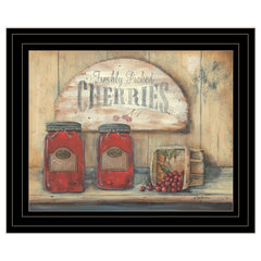 CHERRY JAM 2 Black Framed Print Wall Art - Homeroots