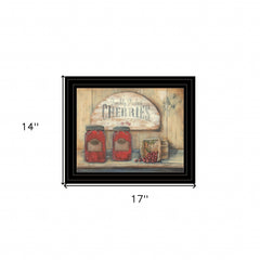 CHERRY JAM 2 Black Framed Print Wall Art - Homeroots
