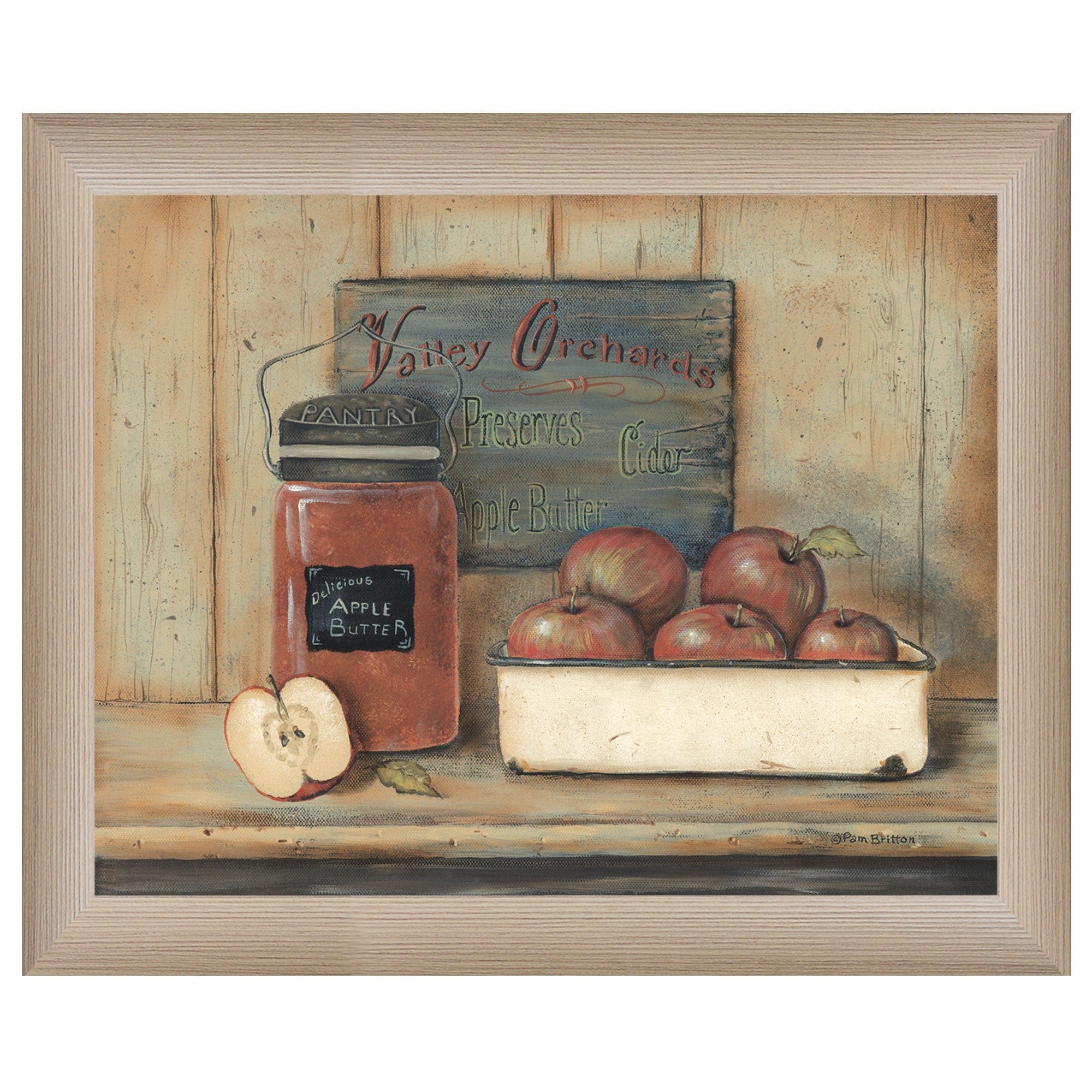 Apple Butter 1 Brown Framed Print Wall Art - Homeroots