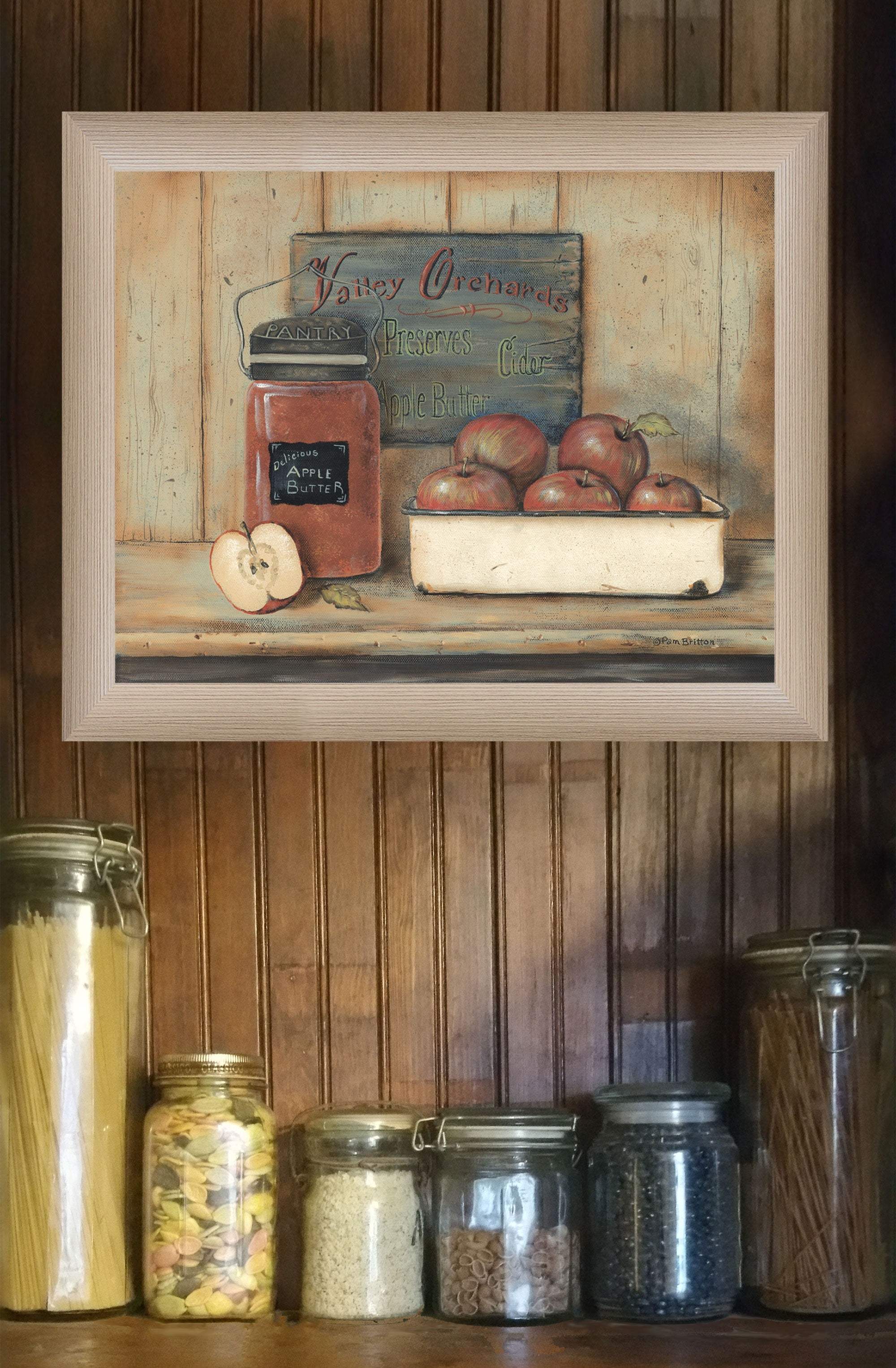 Apple Butter 1 Brown Framed Print Wall Art - Homeroots - Flyclothing LLC