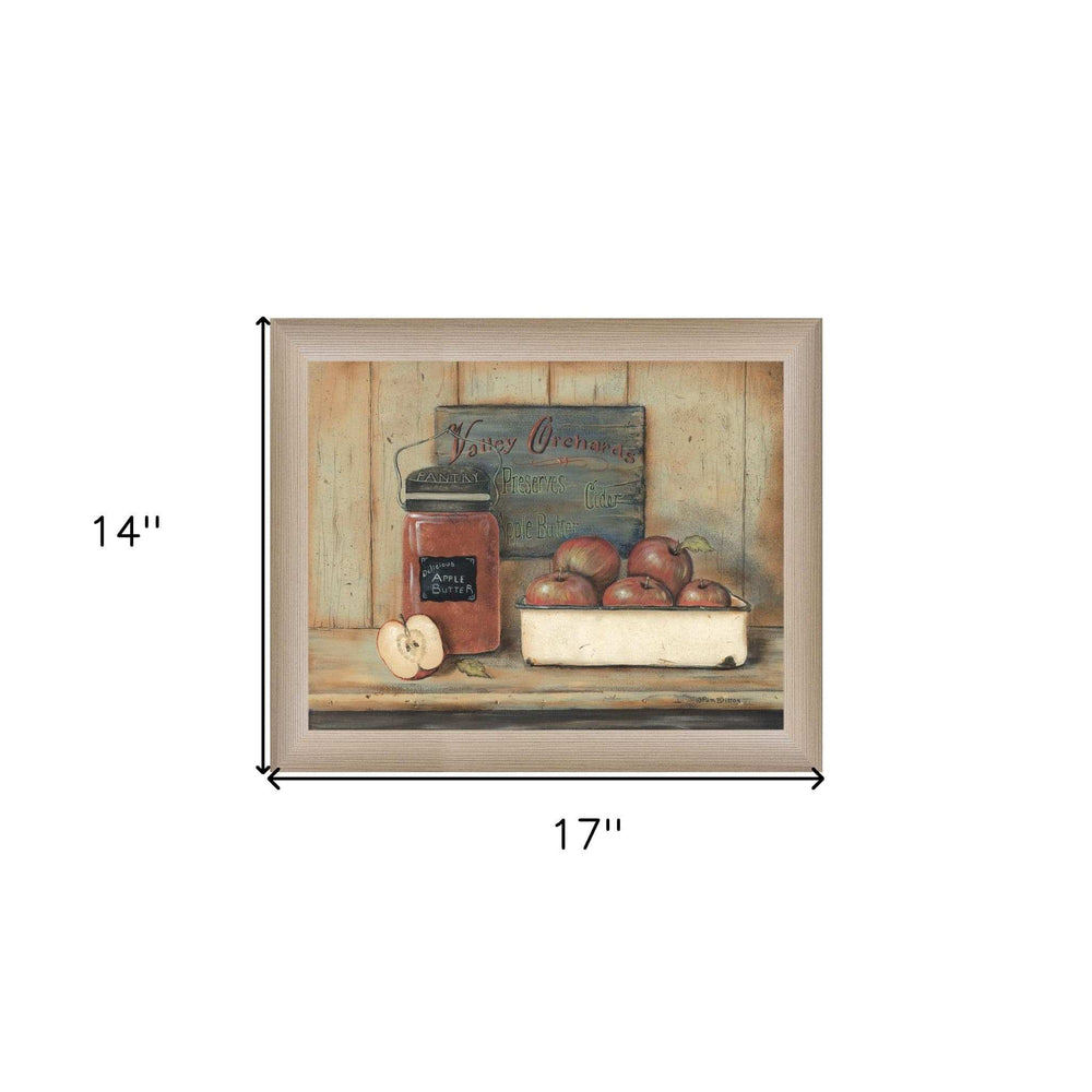 Apple Butter 1 Brown Framed Print Wall Art - Homeroots - Flyclothing LLC