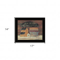 HOT BATH 6 Black Framed Print Bathroom Wall Art - Homeroots