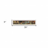 Country Bath Shelf 2 White Framed Print Bathroom Wall Art - Homeroots - Flyclothing LLC