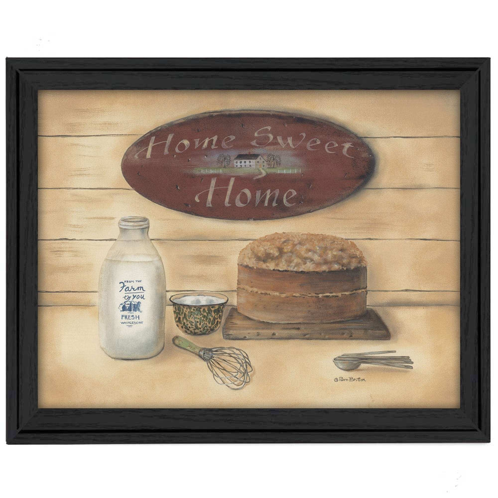 Home Sweet Home 2 Black Framed Print Wall Art - Homeroots - Flyclothing LLC