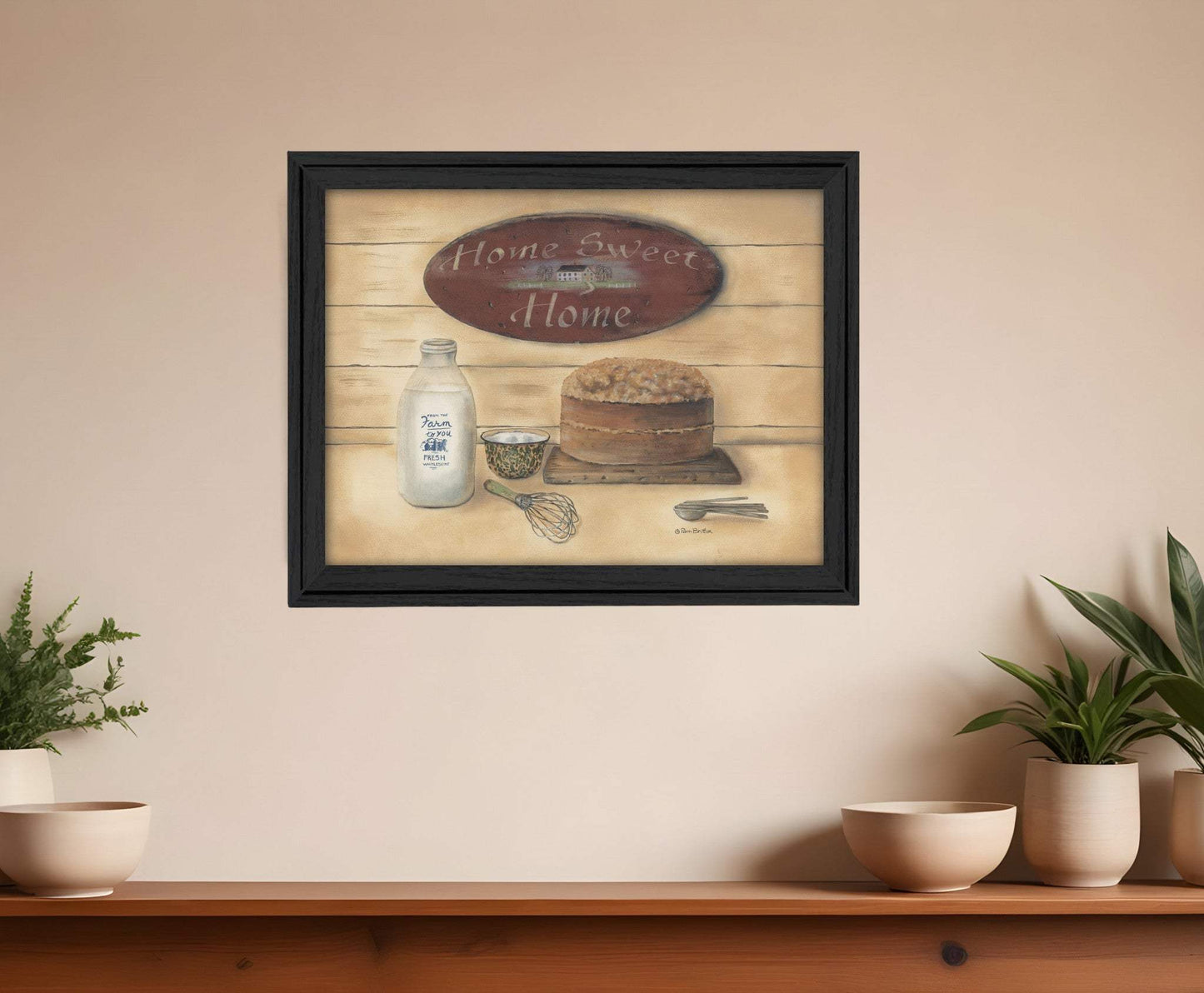Home Sweet Home 2 Black Framed Print Wall Art - Homeroots - Flyclothing LLC