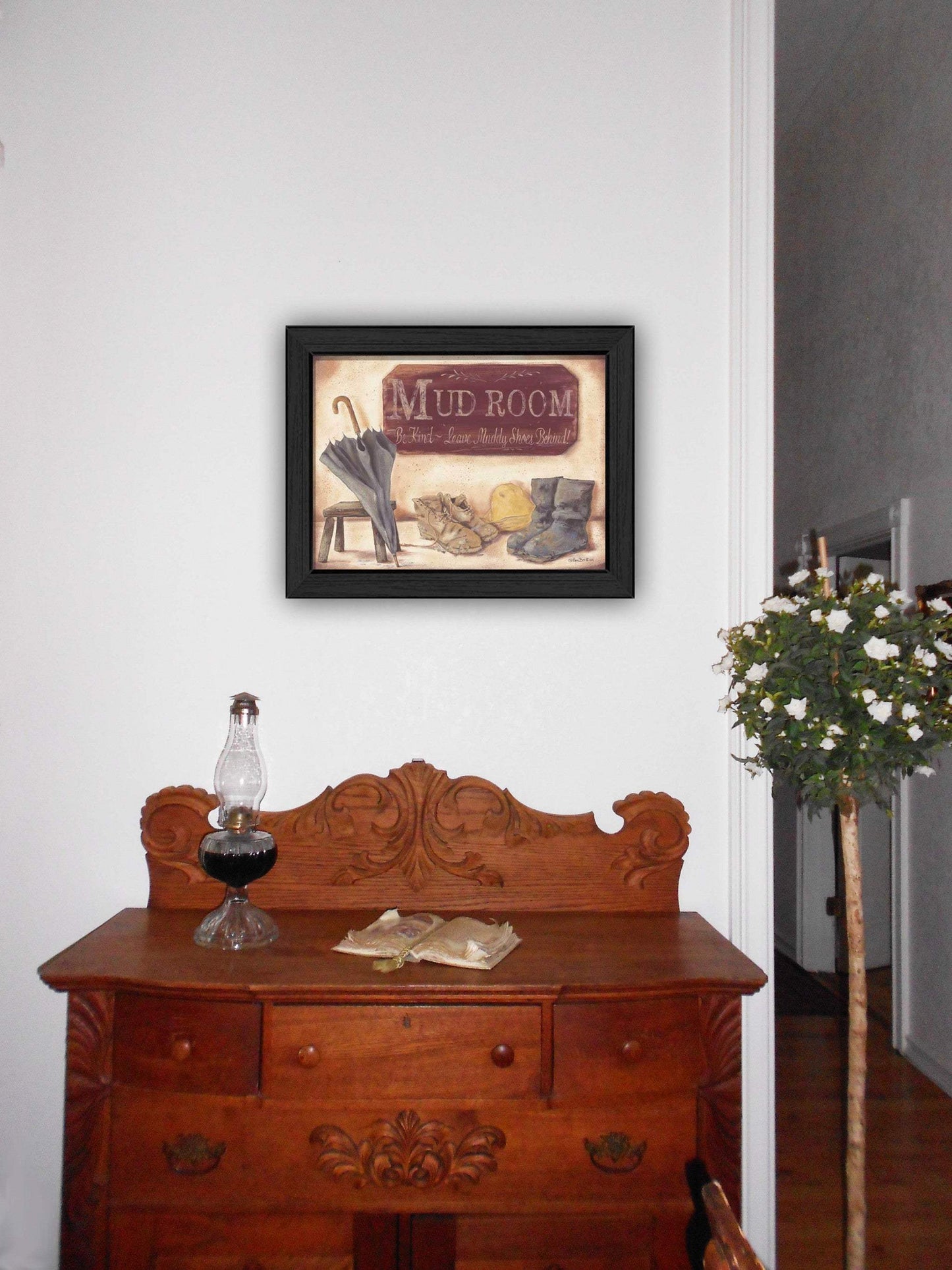 Muddy Shoes Black Framed Print Wall Art - Homeroots - Flyclothing LLC