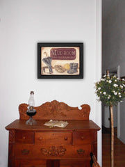 Muddy Shoes Black Framed Print Wall Art - Homeroots