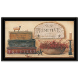 Primitives and Vintage III Black Framed Americana Print Wall Art - Homeroots