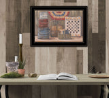 God Bless America 3 Black Framed Print Wall Art - Homeroots