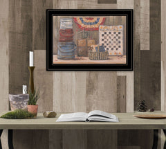 God Bless America 3 Black Framed Print Wall Art - Homeroots