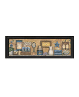 Starlight Bath 1 Black Framed Print Bathroom Wall Art - Homeroots - Flyclothing LLC