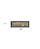 Starlight Bath 1 Black Framed Print Bathroom Wall Art - Homeroots - Flyclothing LLC