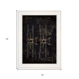 Airplane Patent I 1 White Framed Print Wall Art - Homeroots - Flyclothing LLC