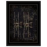 Airplane Patent I 2 Black Framed Print Wall Art - Homeroots