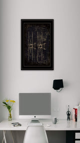Airplane Patent I 2 Black Framed Print Wall Art - Homeroots - Flyclothing LLC