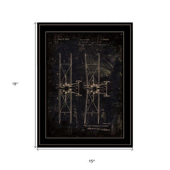 Airplane Patent I 2 Black Framed Print Wall Art - Homeroots