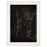Airplane Patent II 1 White Framed Print Wall Art - Homeroots