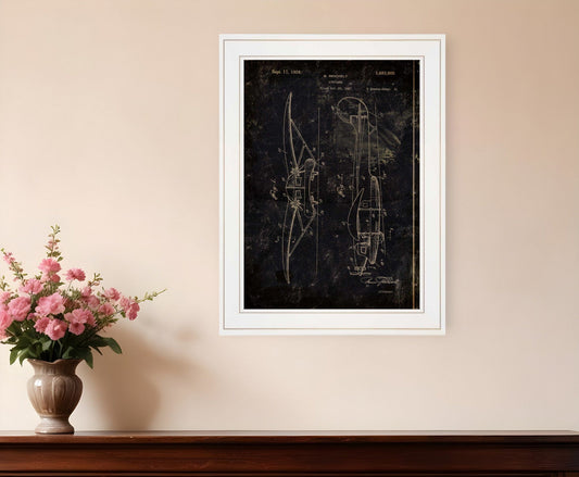 Airplane Patent II 1 White Framed Print Wall Art - Homeroots