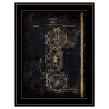 Motor Bike Patent I 2 Black Framed Print Wall Art - Homeroots